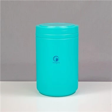 غیر چھیڑ چھاڑ واضح HDPE پلاسٹک جار